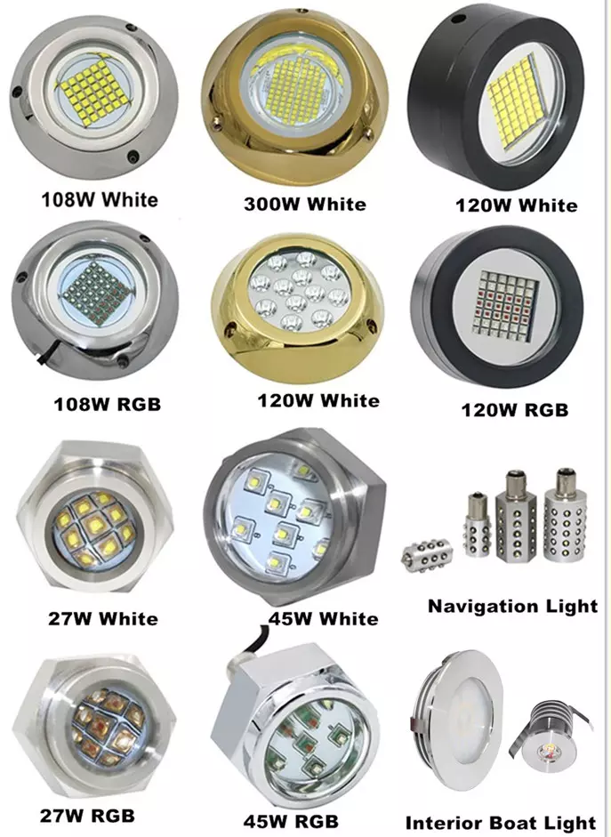 27W RGB Drain Plug Led Boat Light 27W RGB Drain Plug Led Boat Light