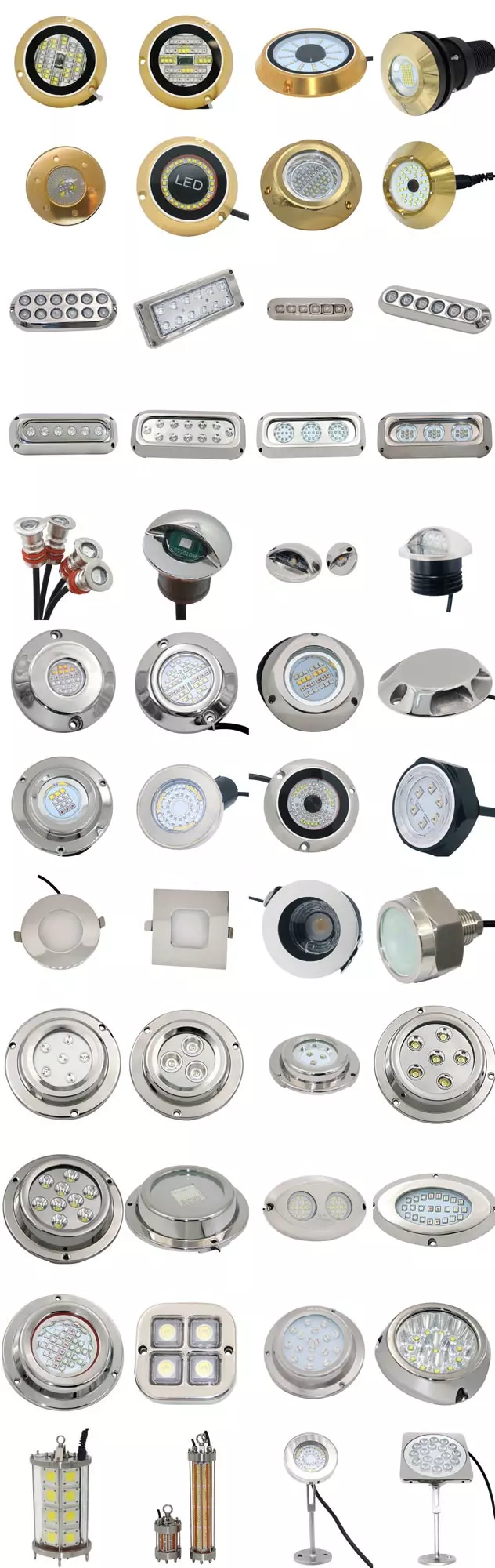 Surface Mounted RGBW Boat Transom LED Underwater Light Surface Mounted RGBW Boat Transom LED Underwater Light